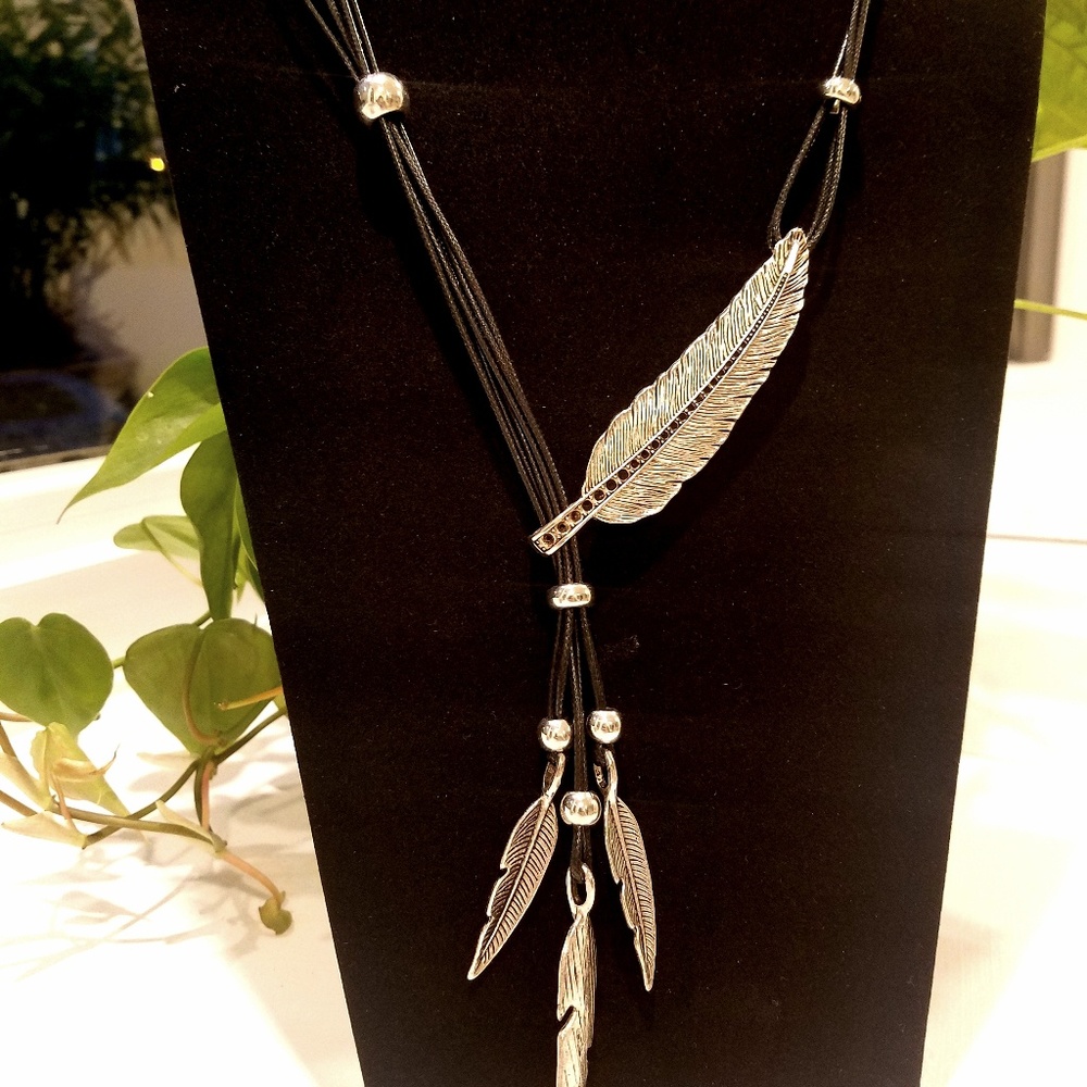 feather necklace